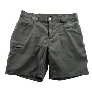 Duluth Trading Co. Mens Cargo Shorts Size 38 Green Standard Fit Outdoor Casual